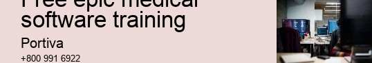 free epic medical software training
