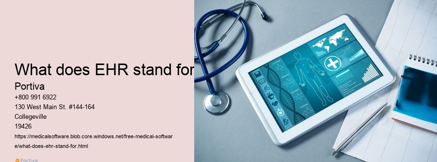 What does EHR stand for