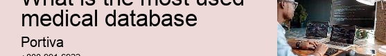 What is the most used medical database