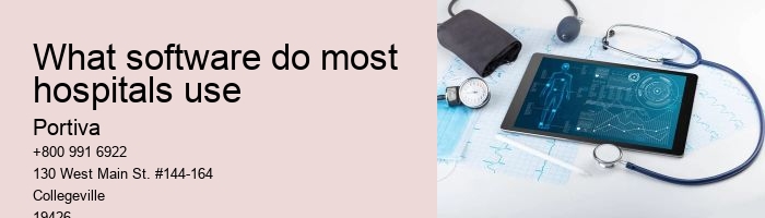 What software do most hospitals use
